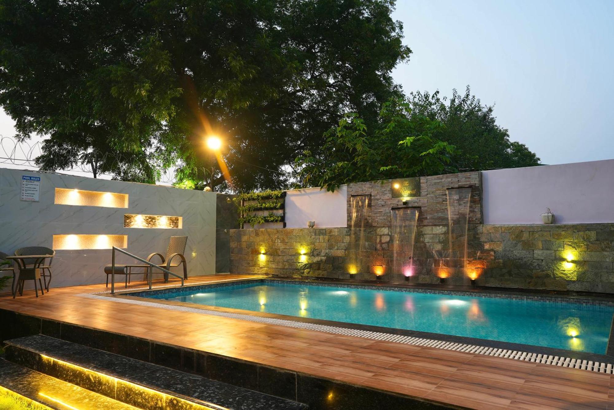 Farm The Retreat - With Private Pool Villa Manesar Buitenkant foto